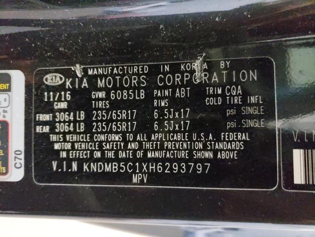 KNDMB5C1XH6293797 | 2017 KIA SEDONA LX