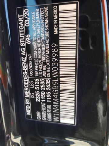W1N4M4GB9LW039989 Mercedes-Benz GLB 250