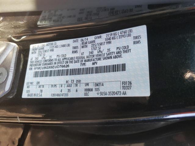 1FMCU9GX6EUD76626 Ford ESCAPE SE
