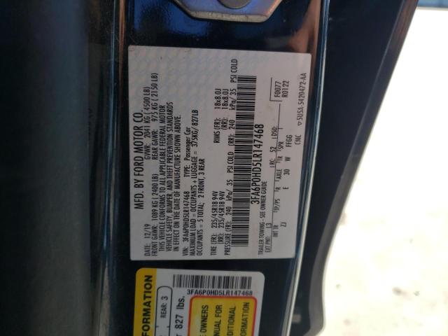 3FA6P0HD5LR147468 2020 FORD FUSION - Image 12