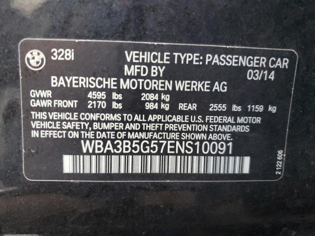 WBA3B5G57ENS10091 | 2014 BMW 328 XI SUL