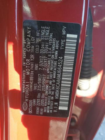 KM8K6CAA6MU664524 Hyundai Kona Sel Plus