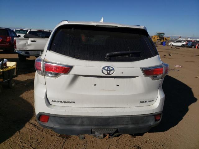 VIN 5TDJKRFH9ES061576 2014 Toyota Highlander, Xle no.6