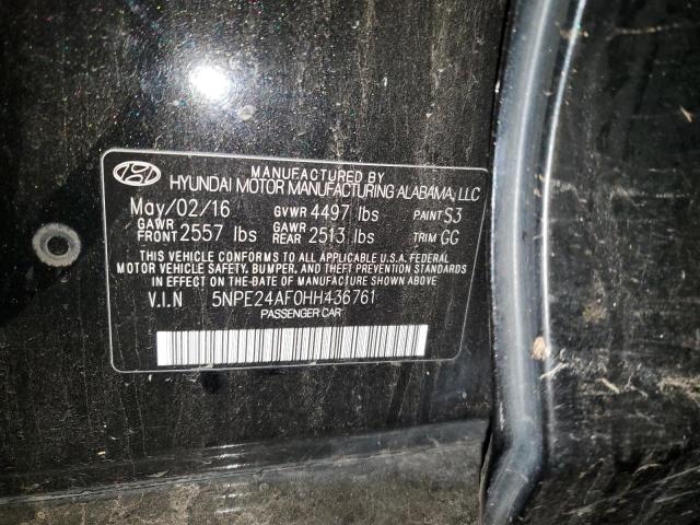 5NPE24AF0HH436761 | 2019 HYUNDAI SONATA SE