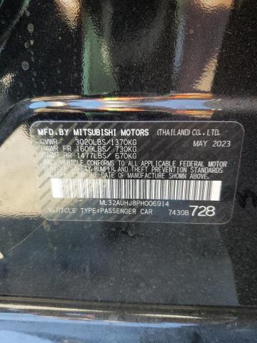 ML32AUHJ8PH006914 | 2023 MITSUBISHI MIRAGE ES