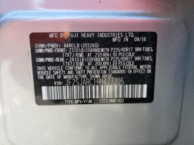 JF2SJARC1HH477205 Subaru Forester 2.5i Limited