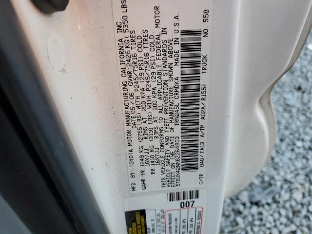 2006 Toyota Tacoma Access Cab VIN: 5TEUX42NX6Z264803 Lot: 75531643