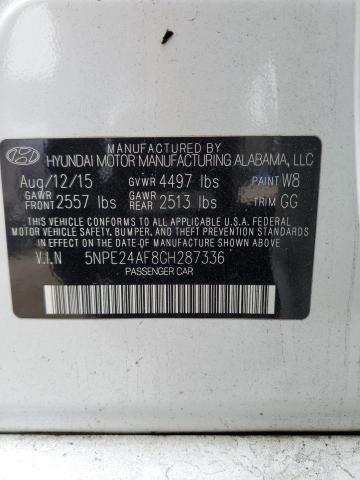 5NPE24AF8GH287336 | 2016 HYUNDAI SONATA SE