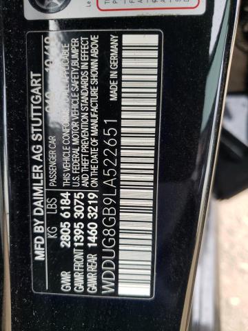 2020 MERCEDES-BENZ S 560 4MAT - WDDUG8GB9LA522651