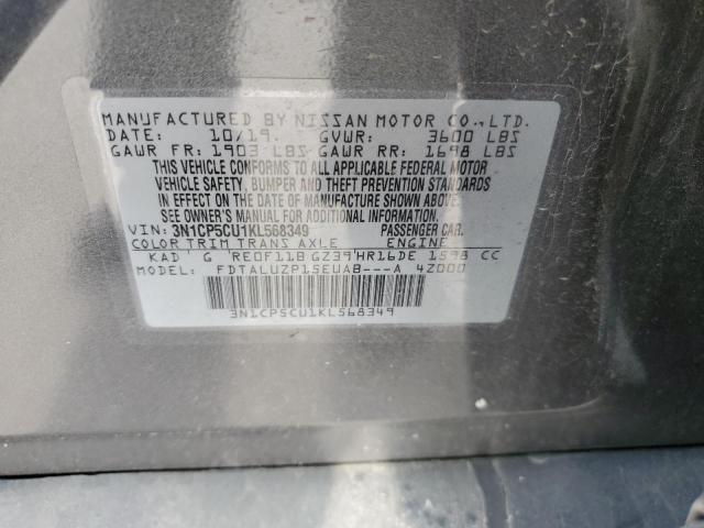 2019 NISSAN KICKS S - 3N1CP5CU1KL568349