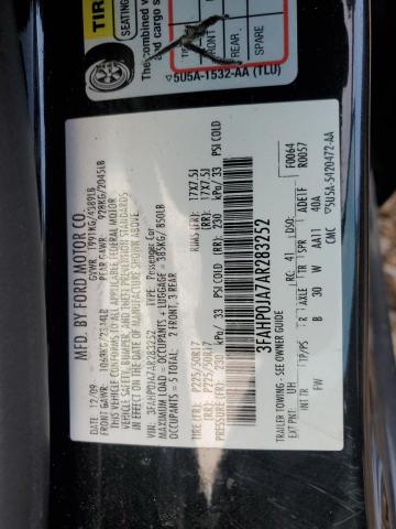 3FAHP0JA7AR283252 | 2010 Ford fusion sel