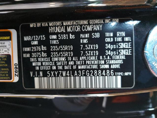 5XYZW4LA3FG288486 Hyundai SANTA FE SPORT