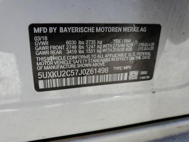 5UXKU2C57J0Z61498 2018 BMW X6 - Image 12