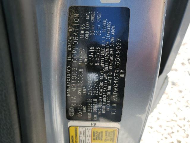 KNDMG4C7XE6549027 KIA SEDONA LX