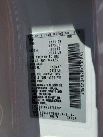 2021 NISSAN NV200 2.5S - 3N6CM0KN7MK700281