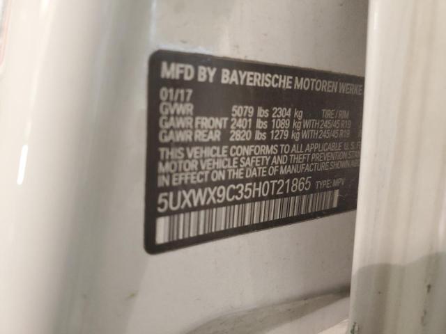 5UXWX9C35H0T21865 2017 BMW X3, photo no. 13