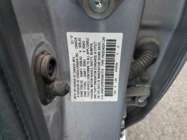 2HGFC2F81KH541715 Honda Civic Sport