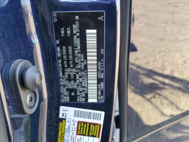 VIN 5TDFZRBH8MS077614 2021 Toyota Highlander, Platinum no.13