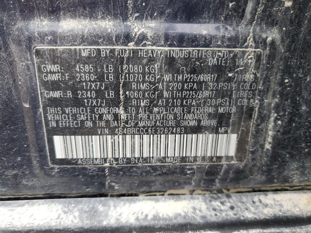 4S4BRCCC6E3262483 Subaru Outback 2.5i Premium
