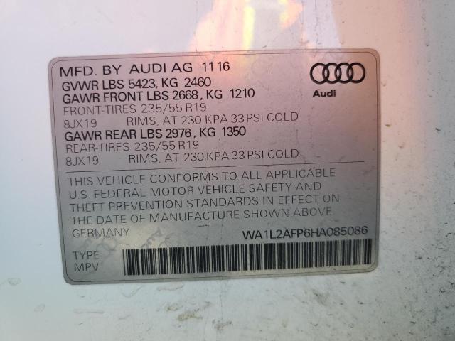 VIN WA1L2AFP6HA085086 2017 Audi Q5, Premium Plus no.14