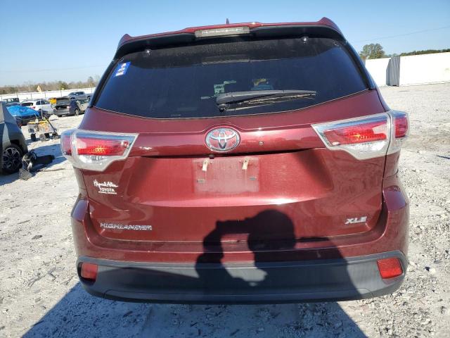 VIN 5TDKKRFH7ES018665 2014 Toyota Highlander, Xle no.6