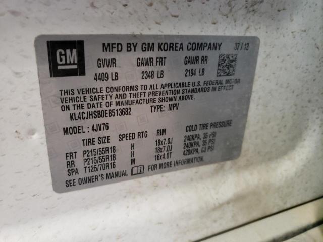 KL4CJHSB0EB513682 | 2014 BUICK ENCORE PRE