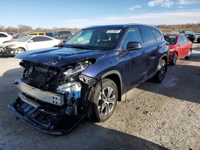 VIN 5TDHZRBH4MS071396 2021 Toyota Highlander, Xle no.1