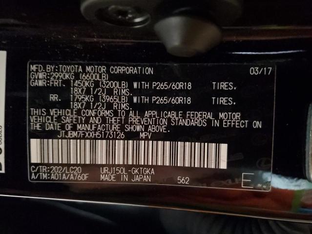2017 LEXUS GX 460 - JTJBM7FXXH5173126