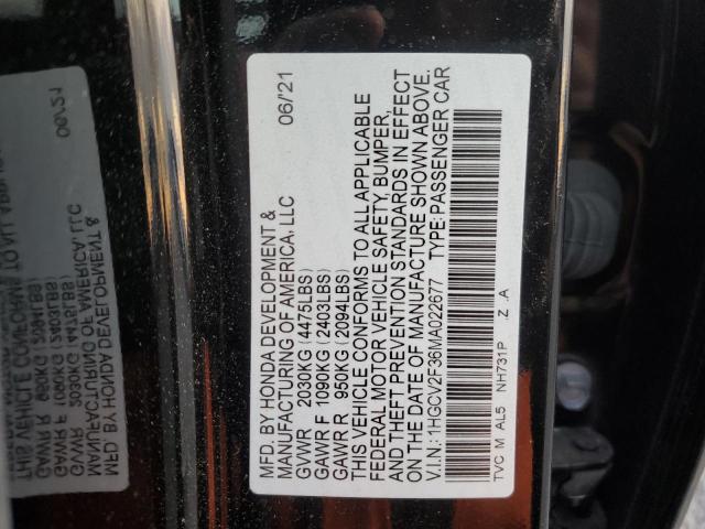 2021 HONDA ACCORD SPO - 1HGCV2F36MA022677