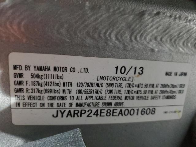 2014 YAMAHA FJR1300 A - JYARP24E8EA001608
