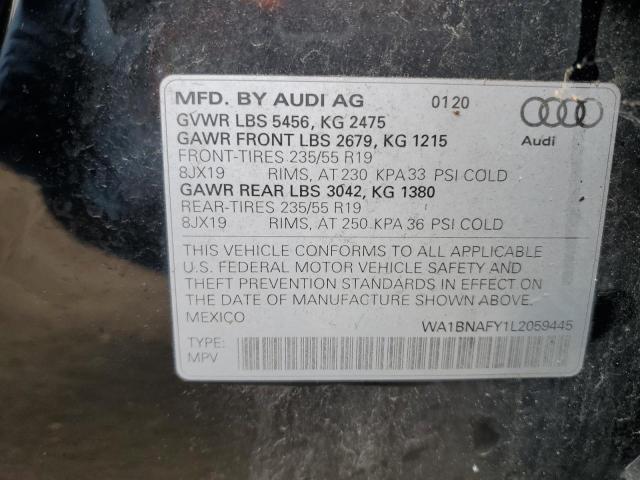 WA1BNAFY1L2059445 2020 AUDI Q5, photo no. 12