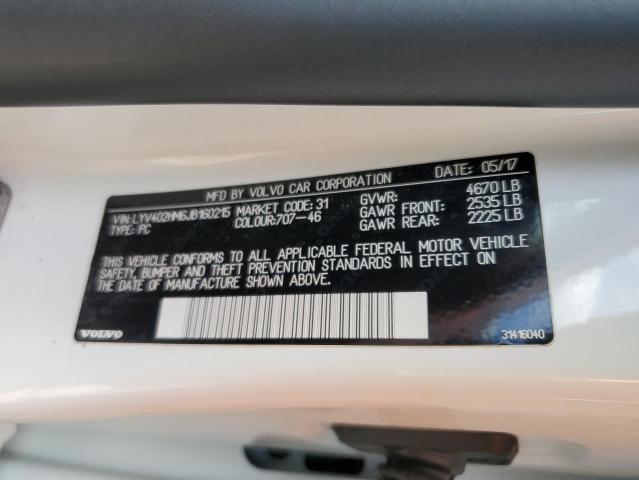2018 VOLVO S60 PLATIN - LYV402HM6JB160215