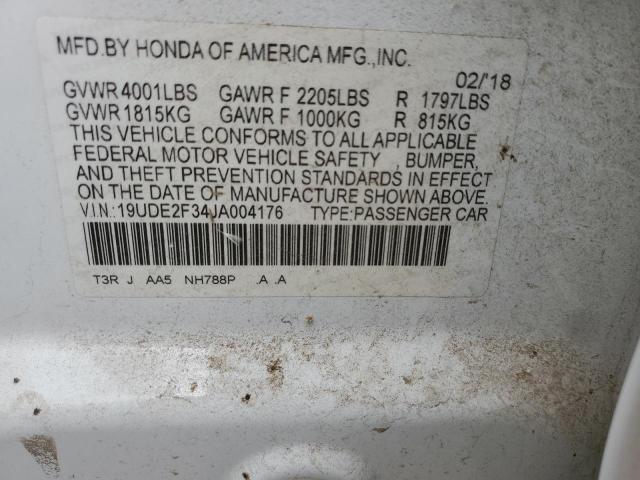 19UDE2F34JA004176 Acura Ilx Base Watch Plus