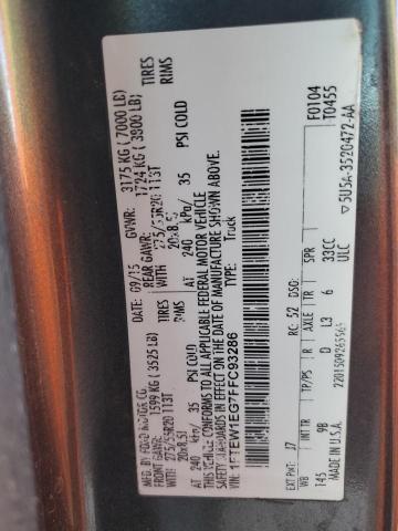 1FTEW1EG7FFC93286 Ford F150 Supercrew