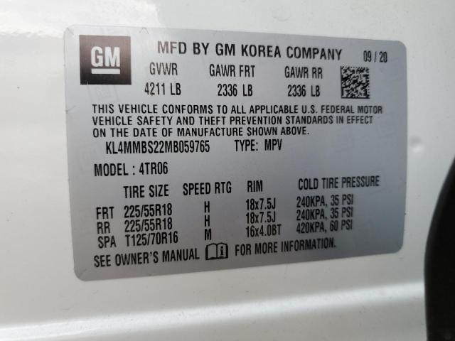 KL4MMBS22MB059765 | 2021 BUICK ENCORE GX