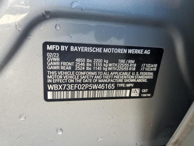 WBX73EF02P5W46165 BMW X1 XDRIVE2 13