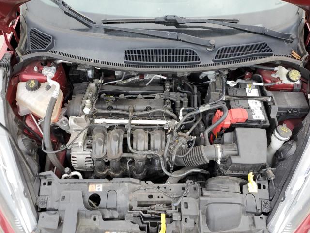  FORD FIESTA 2016 Червоний