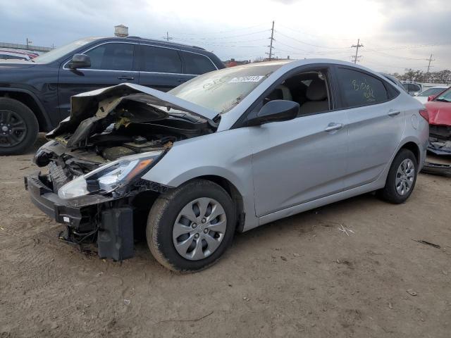 Lot #2455176396 2017 HYUNDAI ACCENT SE salvage car