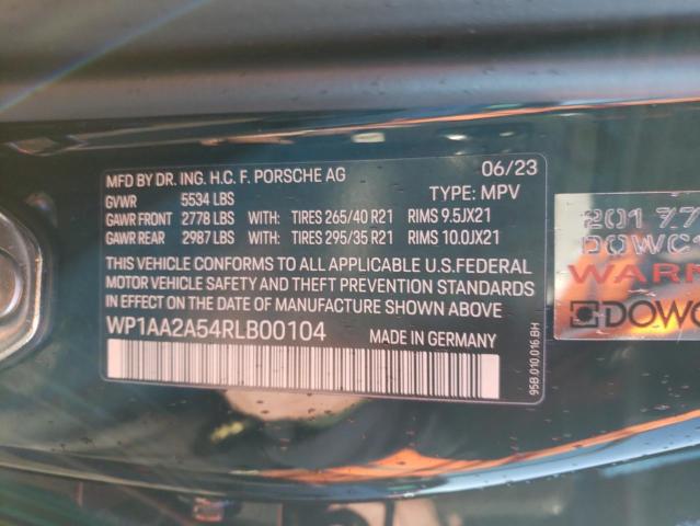 WP1AA2A54RLB00104 Porsche Macan Base  12