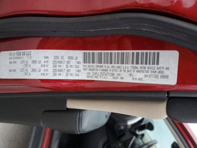 2015 JEEP CHEROKEE L - 1C4PJLCB2FW771284