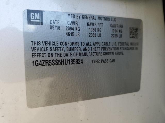 1G4ZR5SS5HU135824 | 2017 BUICK LACROSSE P