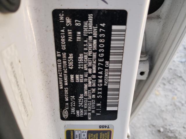 5XXGM4A77EG308374 KIA Optima Lx