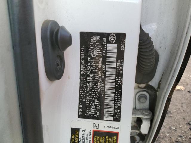 4T1BD1FK9EU110259 2014 Toyota Camry Hybrid