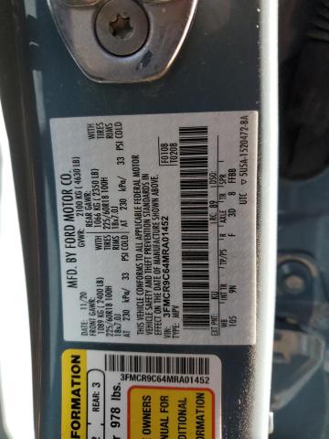 3FMCR9C64MRA01452 2021 Ford Bronco Sport Outer Banks