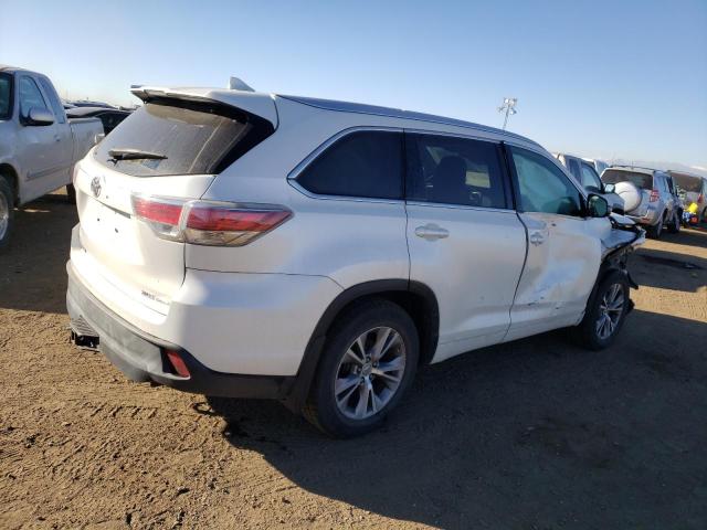 VIN 5TDJKRFH9ES061576 2014 Toyota Highlander, Xle no.3