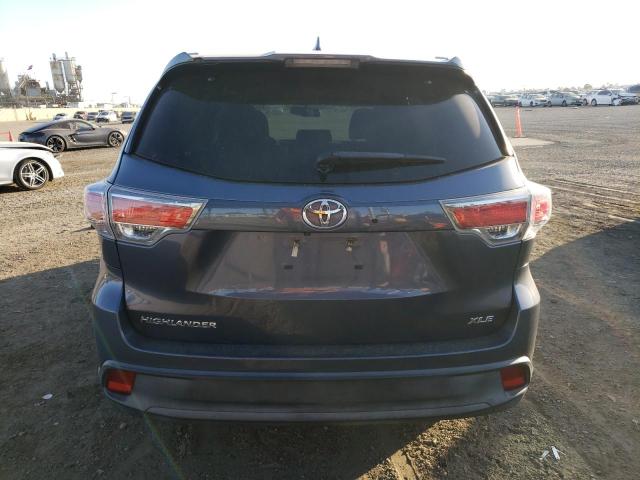 VIN 5TDKKRFH7FS100994 2015 Toyota Highlander, Xle no.6