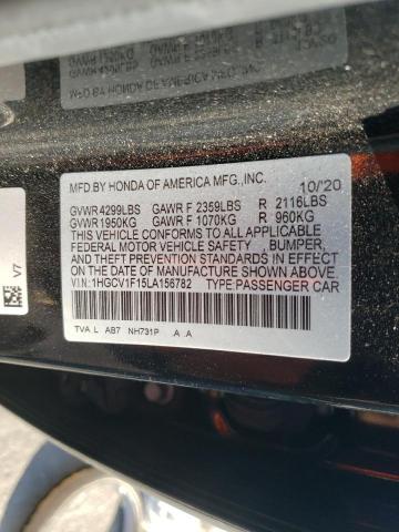 1HGCV1F15LA156782 | 2020 HONDA ACCORD LX