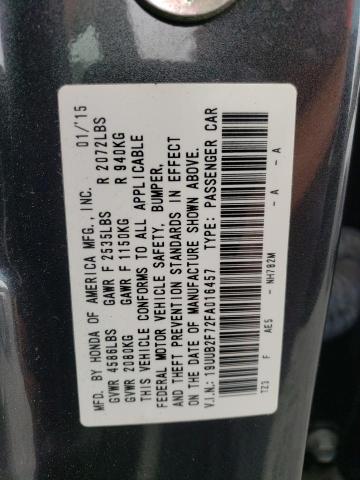 2015 ACURA TLX ADVANC 19UUB2F72FA016457