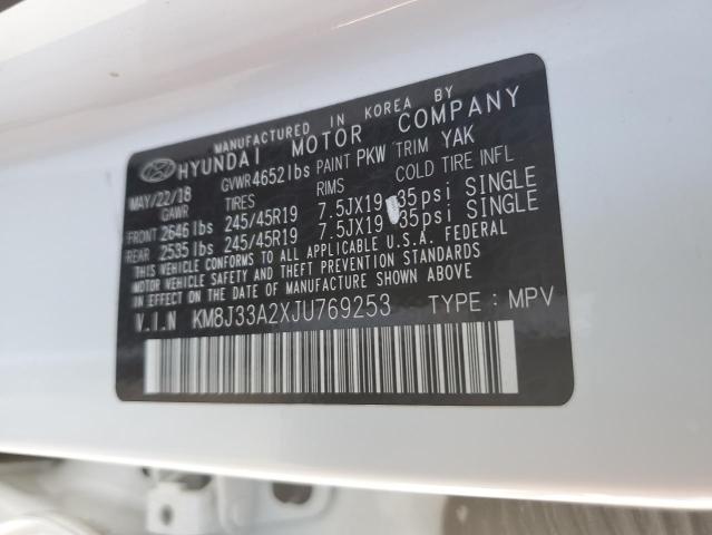 2018 HYUNDAI TUCSON VAL - KM8J33A2XJU769253