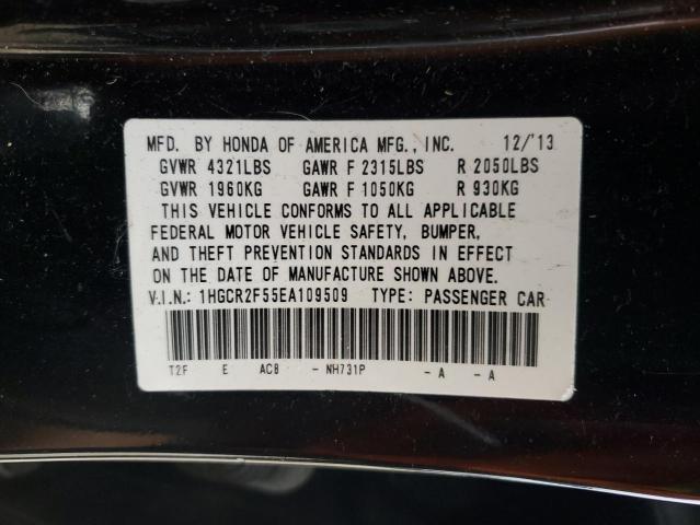 2014 Honda Accord Sport VIN: 1HGCR2F55EA109509 Lot: 75928763